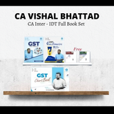 CA Inter | IDT Full Book Set by CA Vishal Bhattad | For Jan 26 & May 26 Exams